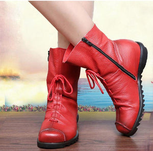 DeeTrade Women's Boots Vintage Ankle Boots (4 colors)