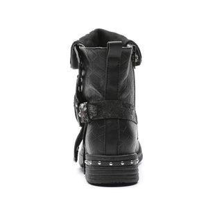 DeeTrade Women's Boots Vintage Rivets Ankle Booties (3 colors)