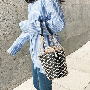 DeeTrade Womens Handbag Bucket Tote Bag (4 colors)